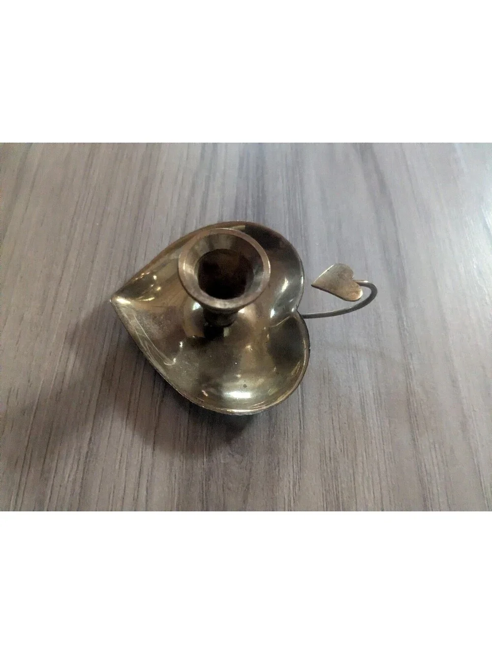 Vintage brass candle holder